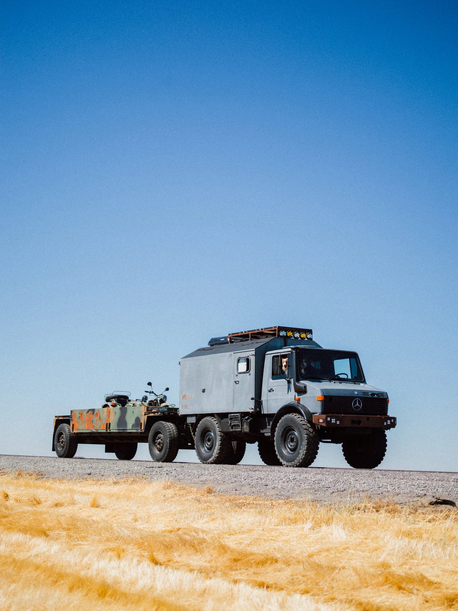 Mater Unimog U1300L out on an adventure